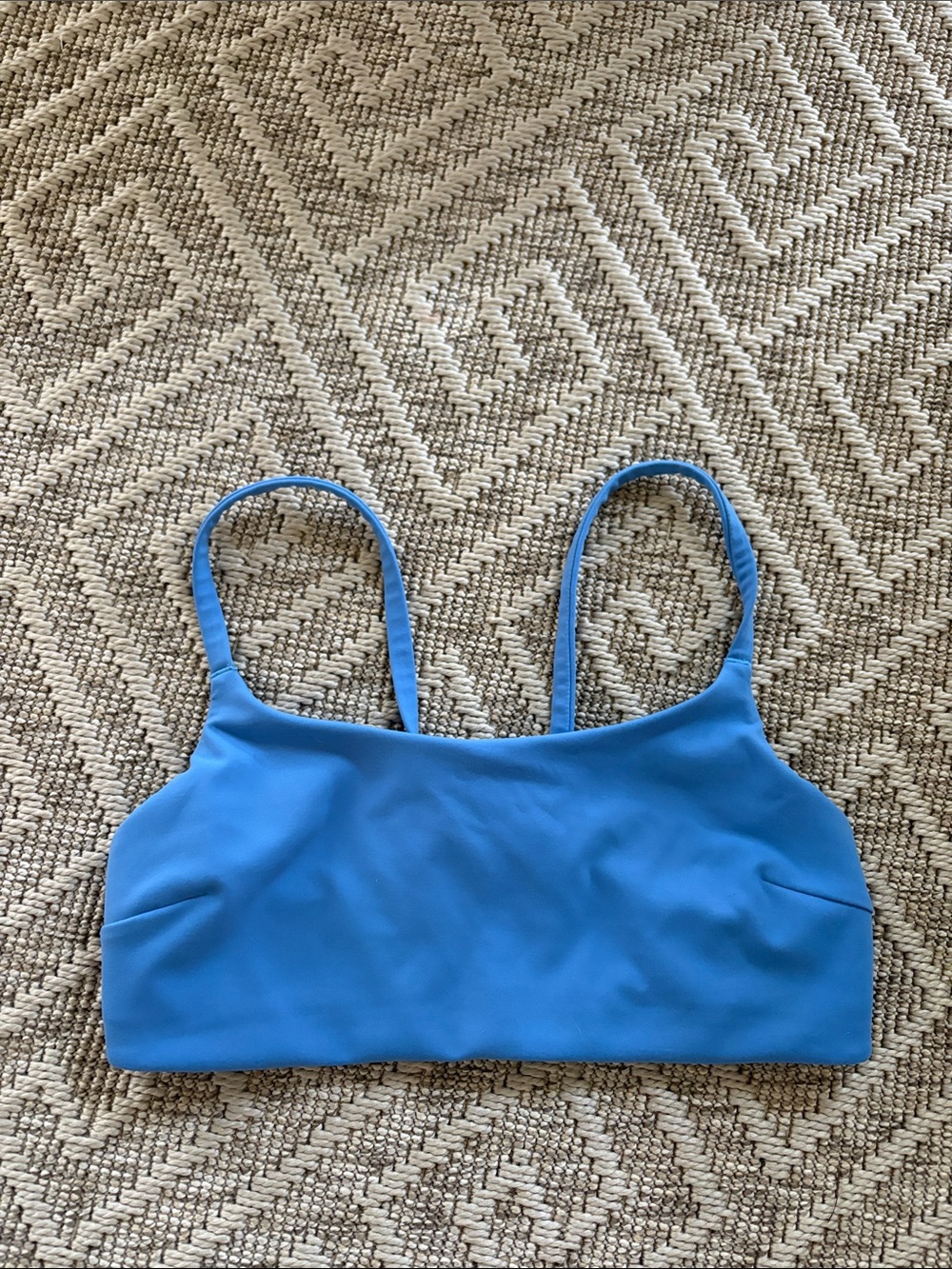 lululemon athletica Sky Blue Thin-Strap Sports Bra
